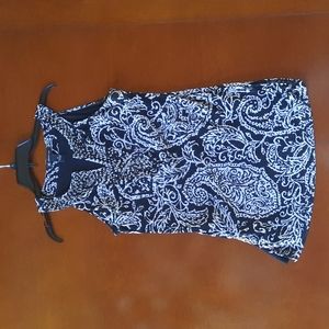 INC International Concepts Paisley Beaded Halterneck